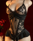 NYRA SHEER LACE BODYSUIT
