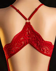 LORENA LACE CUTOUT BODYSUIT