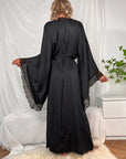 CHARLOTTE SATIN FLARE ROBE