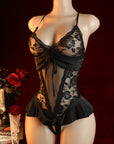 NYRA SHEER LACE BODYSUIT