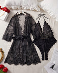 ARIA LACE ROBE & BODYSUIT SET