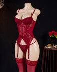 VALENTINA BUSTIER LINGERIE SET