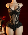 NYRA SHEER LACE BODYSUIT