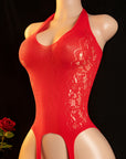 NAIMA HALTER BODYSTOCKING