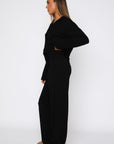 Pillow Talk Long Sleeve Pyjama Set Black