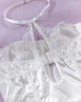 AMARA SATIN LACE SLIP