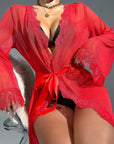 ELENA SHEER ROBE SET