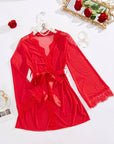 ELENA SHEER ROBE SET
