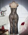 TATIANA SHEER LACE DRESS SET