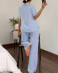 LANI STRIPED LONG PJ SET