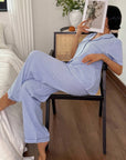 LANI STRIPED LONG PJ SET