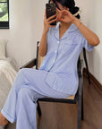 LANI STRIPED LONG PJ SET