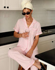 LANI STRIPED LONG PJ SET