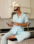 LANI STRIPED LONG PJ SET