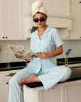 LANI STRIPED LONG PJ SET