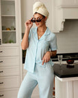 LANI STRIPED LONG PJ SET