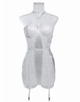 AMARA SATIN LACE SLIP
