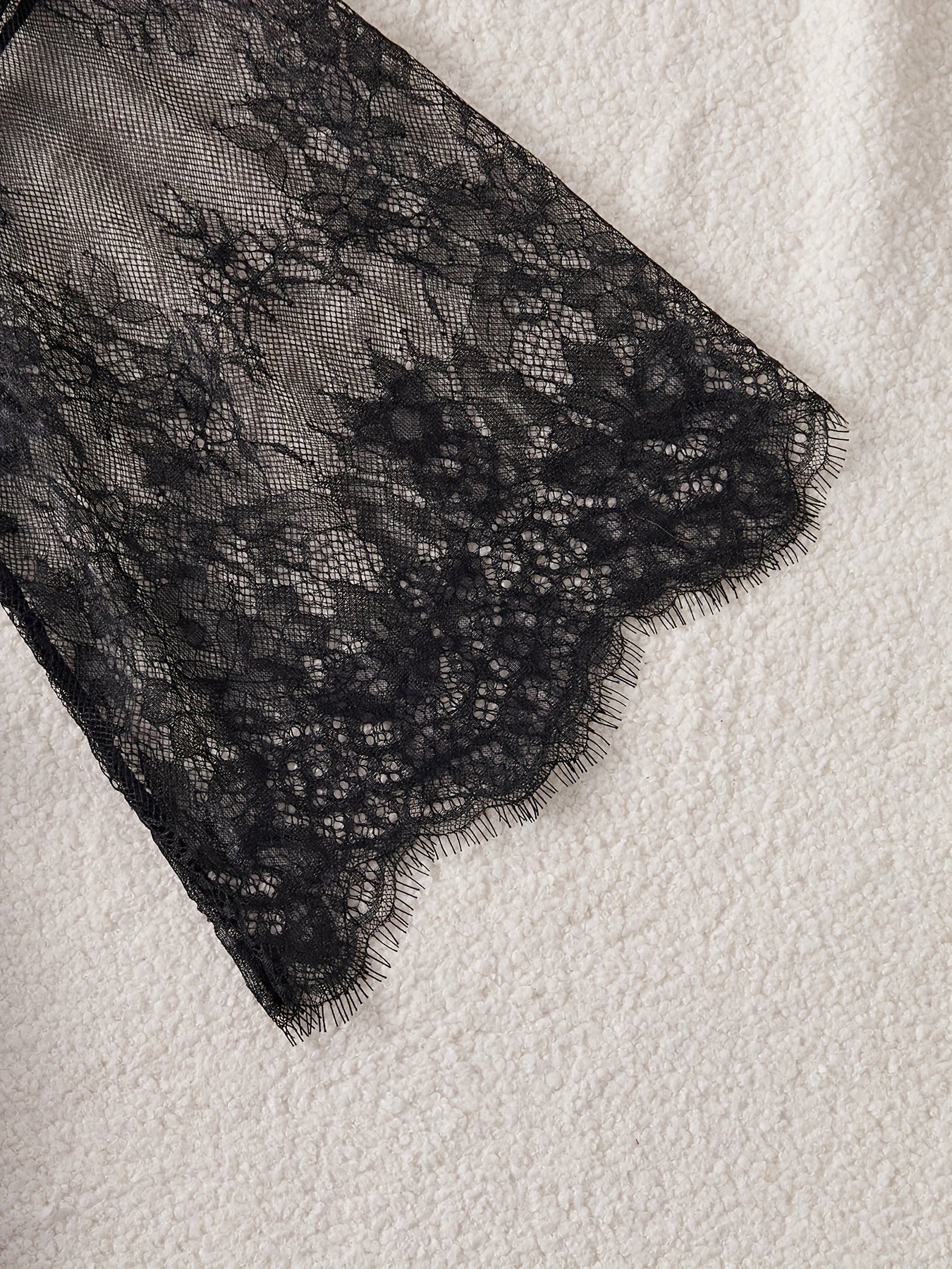 ARIA LACE ROBE &amp; BODYSUIT SET