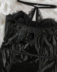 AMARA SATIN LACE SLIP