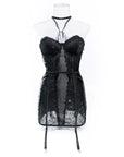 AMARA SATIN LACE SLIP