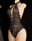 VÉDA FLORAL HALTER BODYSUIT
