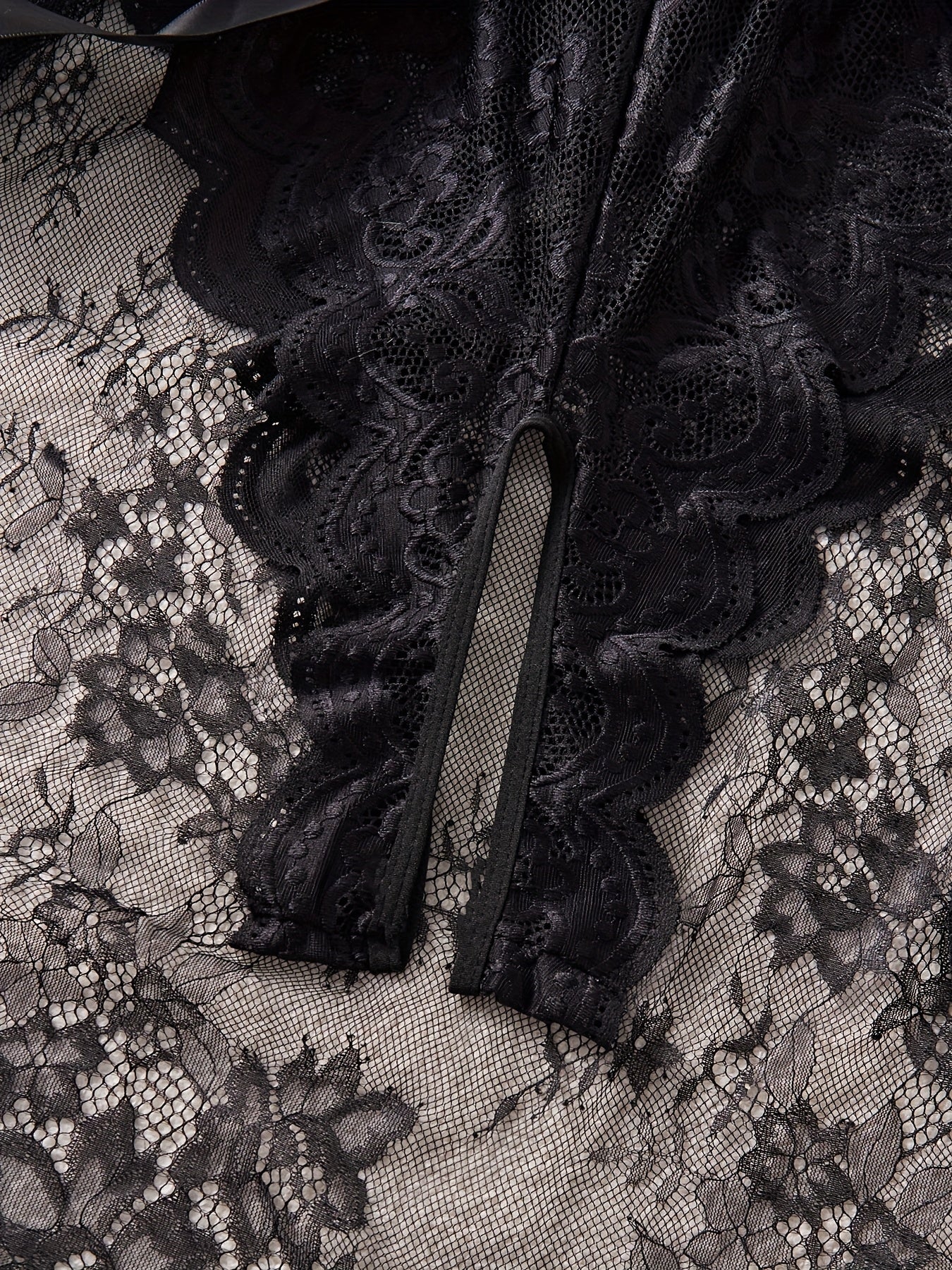 ARIA LACE ROBE &amp; BODYSUIT SET