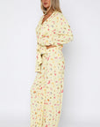Pillow Talk Printed Long Sleeve Pyjama Set Fruit Salad
