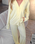 Pillow Talk Long Sleeve Pyjama Set Lemon