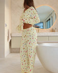 Pillow Talk Printed Long Sleeve Pyjama Set Fruit Salad